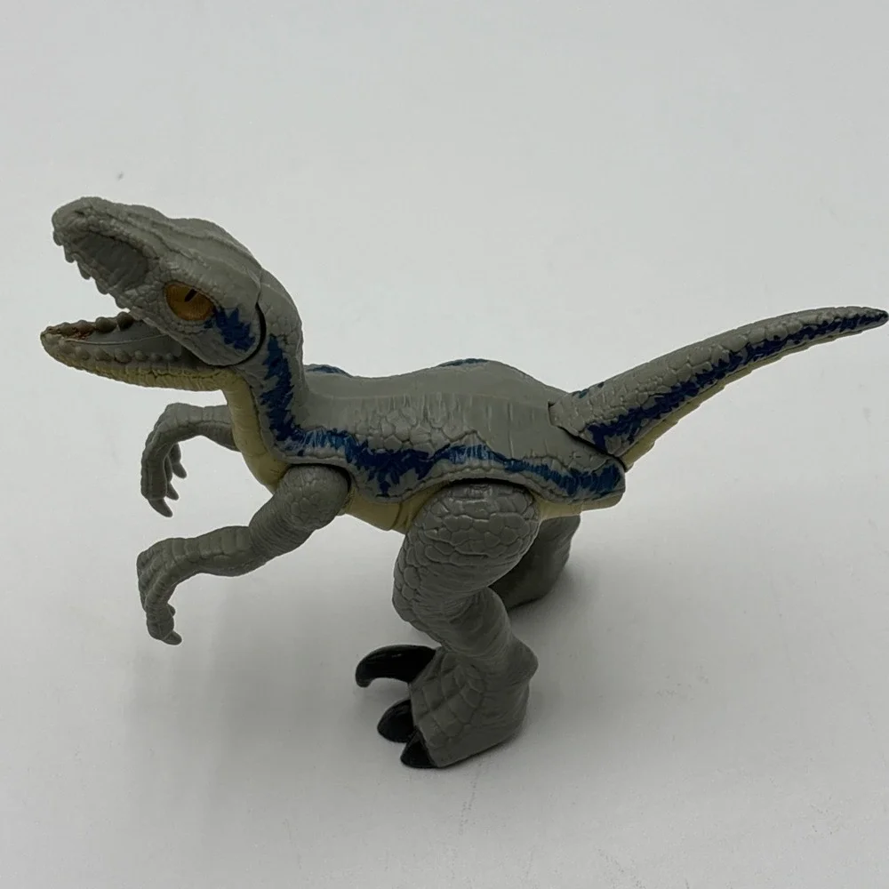 Jurassic Park Velociraptor Blue Moveable Mouth Limbs Figure 5